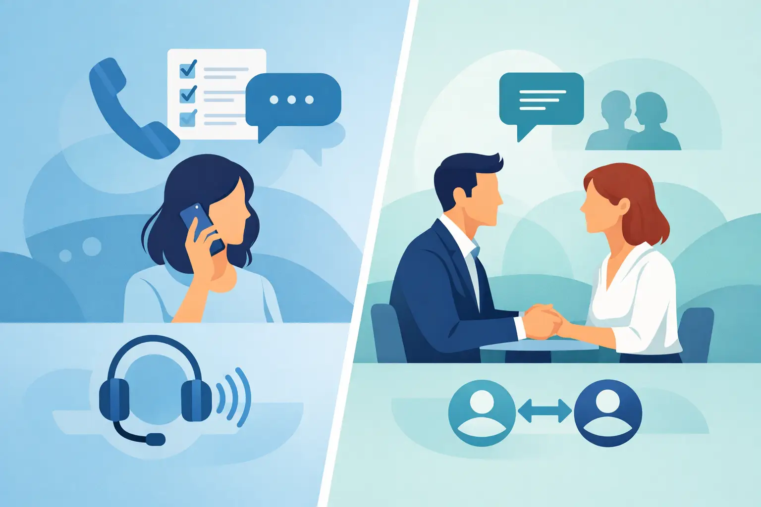 Telephone Assessment Versus Face to Face Compared
